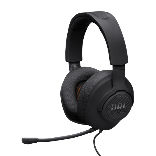 JBL Quantum 100M2 - Black - Wired over-ear gaming headset with detachable mic and mute option - Detailshot 3 image number null
